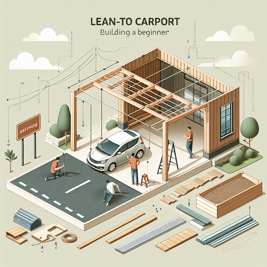 Beginners Guide to Building a Lean-to Carport