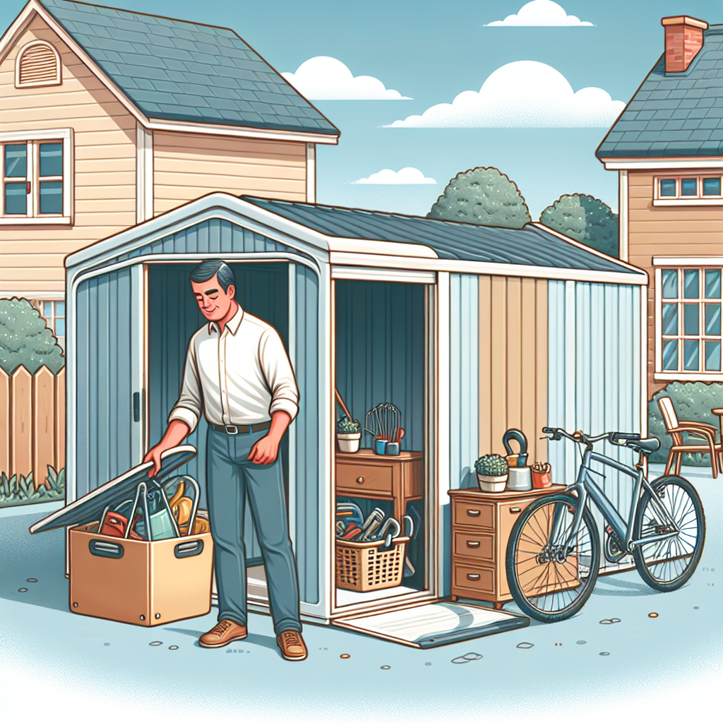 Can I use a portable garage for storage?