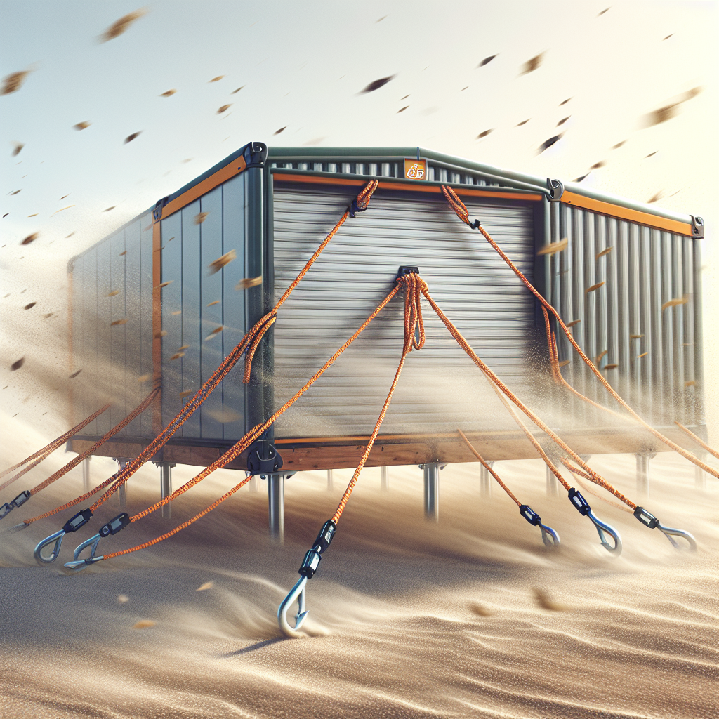 Preventing Wind Damage to Your Portable Garage