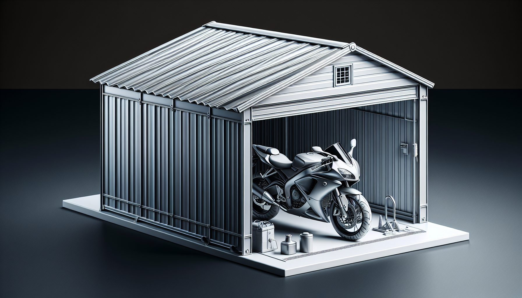 Protect Your Motorcycle From the Elements with a Portable Garage