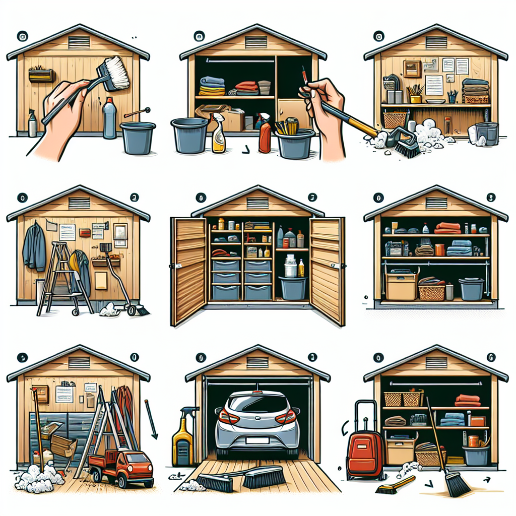Simple Steps to Clean Your Portable Garage