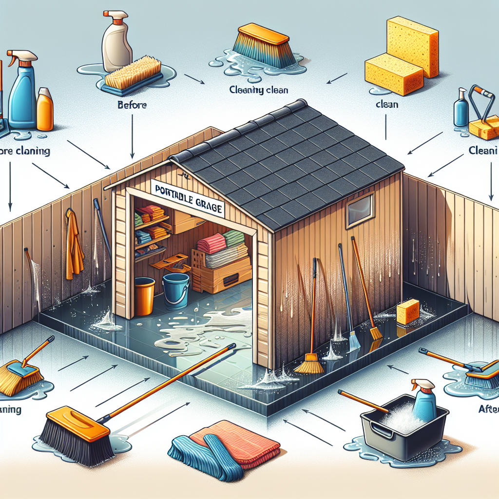 Simple Steps to Clean Your Portable Garage