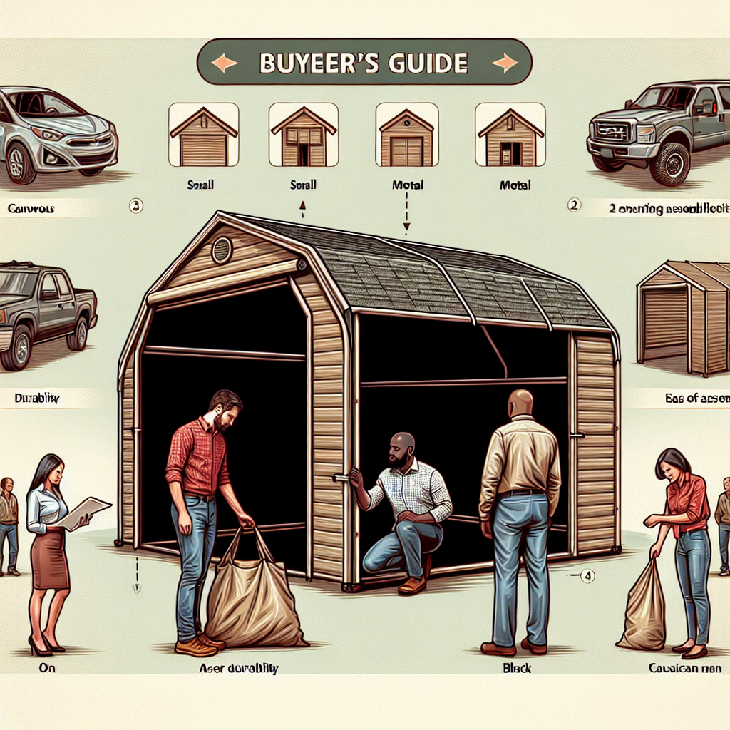 Tips for Choosing the Perfect Portable Garage