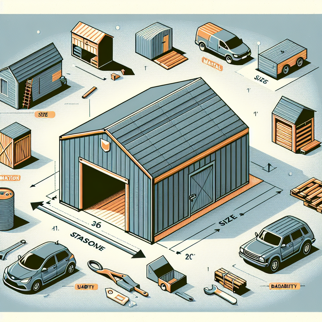 Tips for Choosing the Perfect Portable Garage